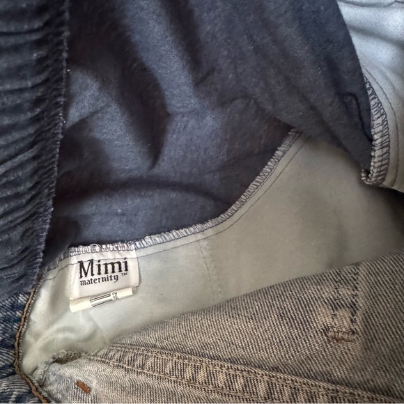 ‘97 Levi’s 562 Orange Tab USA Mimi Maternity Jean Shorts Medium Vintage Boho - Picture 12 of 15